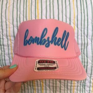 Love island bombshell trucker hat